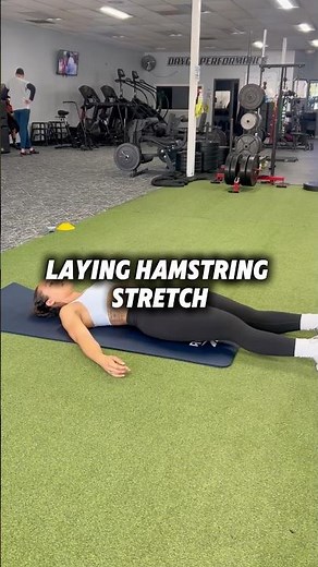 Laying Hamstring Stretch