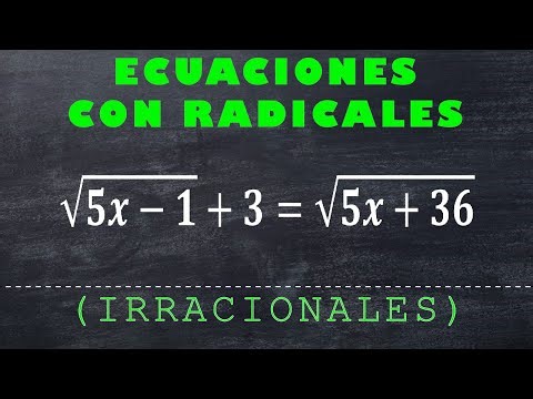 Aprende a Resolver ECUACIONES CON RADICALES Paso a Paso ¡y fácil!