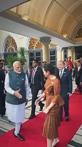 173K views · 10K reactions | Royal Entry of PM Modi #PMNarendraModi #PMOIndia #PMModiji #thailand | Fouji Ashvin | Facebook