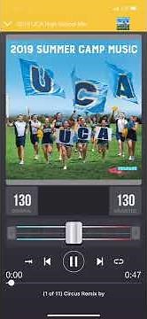 uca Circus rally routine music 2019