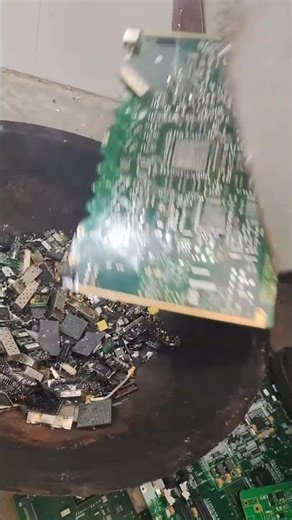 E-waste to gold! Full process of extracting gold from PCB