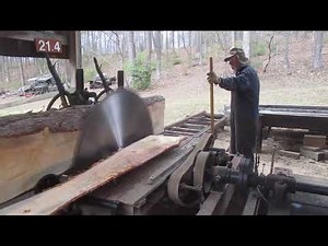 Saw Milling 4x4's & instructions for setting up Frick sawmills # 1778