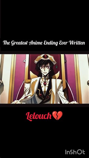 Best Main Character Lelouch 💔 #love #sad #lelouchvibritannia