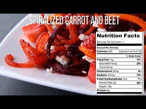 spiralized carrot and beet salad | Chef Kitchen