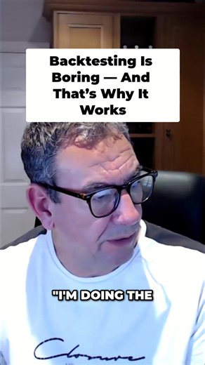 Backtesting isn’t exciting, but it shows you the truth over hundreds of trades. You see losing streaks, winning streaks, and learn they don’t change the outcome. That experience is what stops emotion taking over later. The law of big numbers only makes sense once you’ve lived through it. This foundation stays with you even if your approach evolves. In our sessions, we walk through this process step by step so nothing is left to guesswork. That’s the benefit of structured education over shortcuts