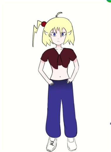 New OC character drawing using medibang paint! ✨ #art #digitalart #oc #drawing #medibang 🖤