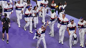 Team USA walks into Paris 2024 Closing Ceremony