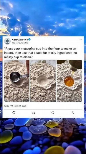 No More Mess! Easy Measuring Hack That Actually Works 🥄✨ #KitchenHack