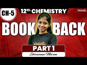 12th Chemistry | Chapter 5 - Book Back Questions Part 1 | 2nd Mid Term | Shravanee Ma'am