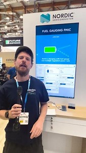 Power management is often ignored until it's too late, and eats up precious #PCB space. Not with Nordic Semiconductor's nPM1300 PMIC, an all in one power management chip with an amazing configuration GUI. Full demo and interview here: https://www.electromaker.io/blog/article/ntics-mpm-1300-pmic-and-its-impact-on-electronics-embedded-world-2024 | Electromaker.io
