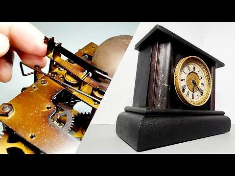 Mistreated 1904 Gilbert Antique Mantel Clock (Restoration)