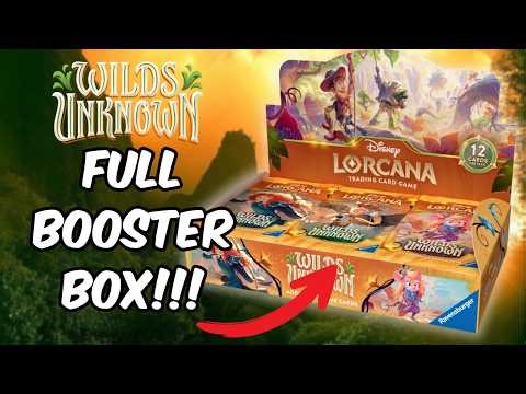 Opening Disney Lorcana Wilds Unknown Box Opening | Live Pull Reactions!