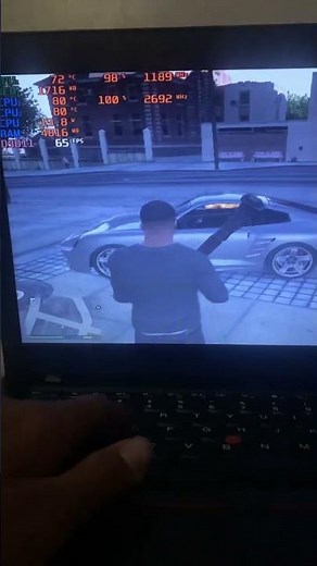Play GTA V/GTA 5 on Laptop Lenovo Thinkpad t460 55-60fps grafik Very High
