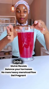 Shrink fibroids, balance your hormones, say bye to heavy menstrual flow, and say goodbye to infertility. Drink this home remedy. #fypシ゚ #fypシ゚viralシ #trendingreels #reelsviralシ #nutrition #fibroids #infertility #homemade #diy #healthylifestyle #pregnancy #foryouシ #viralfb #fb | Aroma Talks