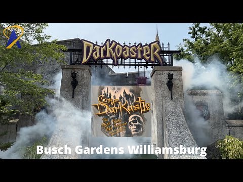 POV: DarKoaster Roller Coaster at Busch Gardens Williamsburg