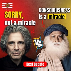 Best Debate Between Mystic & Neuroscientist - Sadhguru & Dr Steven Pinker | Mystics of India