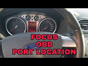 Ford Focus Obd Diagnostic Port Location 🚗👨‍🔧