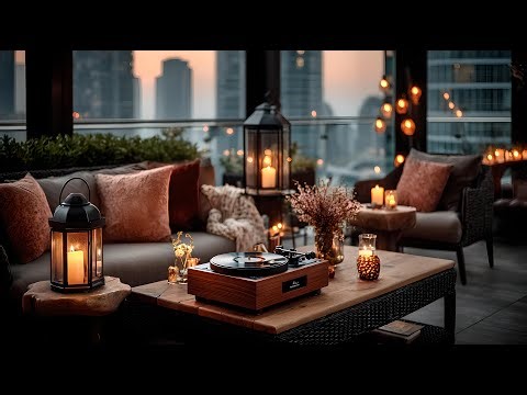 Relaxed Ambiance | Smooth Jazz House Vibes for Cozy Rooftop Evenings