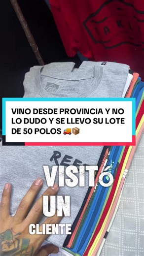 Hoy nos Visitó un Nuevo Cliente y Comprobó Nuestra Alta Calidad, no Dudó en Llevar su lote de 50 Polos 💸🚚📦 Envios Diarios a todo el Perú 🇵🇪 100 % Confiables #emprendimiento #lima #mayoristas #envios #polvosazules
