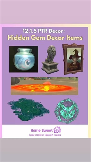 Size hidden gem world of Warcraft housing decor items on the 12.1.5 ptr #worldofwarcraft