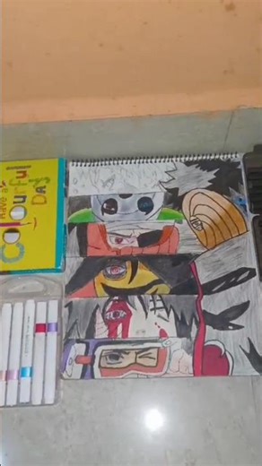 how to draw white mask Obito part 6.