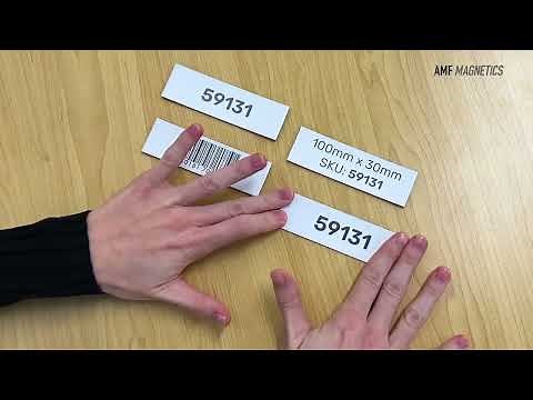 Transform Your Inventory Management with Magnetic Labels by AMF Magnetics