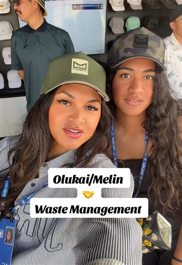 Exploring OluKai Melin Hats at Waste Management Open