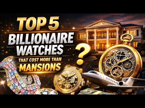 Top 5 Billionaire Watches That Cost More Than Mansions