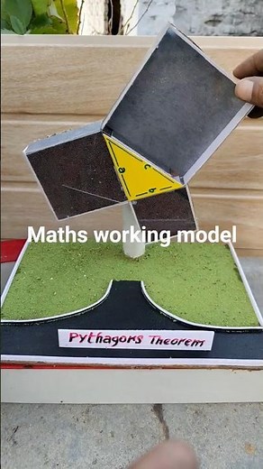 Pythagoras theorem working model/maths working model