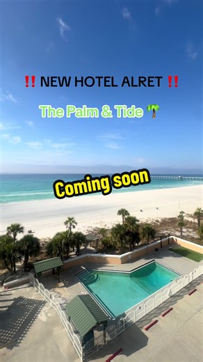✨ NEW HOTEL ALERT ✨ Something beautiful is arriving on the shores of Panama City Beach… Introducing The Palm & Tide 🌴🌊 Cozy. Coastal. Classic Florida charm. You’re gonna LOVE it here 😍 #T#ThePalmAndTideB#ByTheSeaResortsP#PanamaCityBeachP#PCBFloridaBeachResortLife
