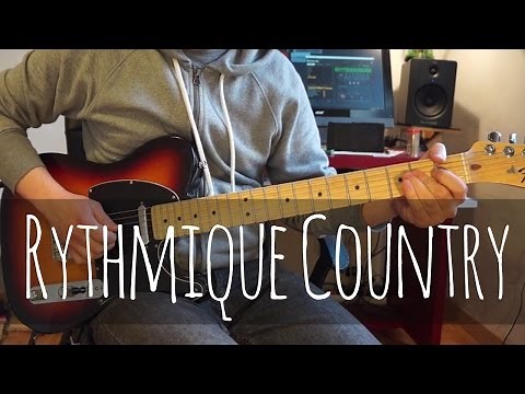 Rythmique country à la guitare