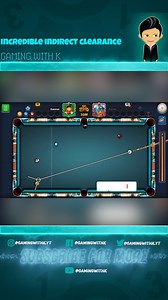 1.4K views · 38 reactions | incredible indirect clearance in berlin 8 ball Pool#gamingwithk #8ballpool #indirectdclearance | Gaming with K | Facebook