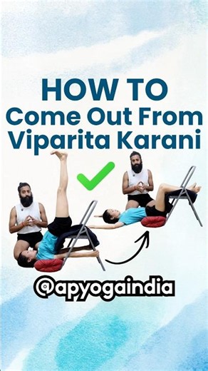 How to Come Out from Viparita Karani | Yoga Tips
