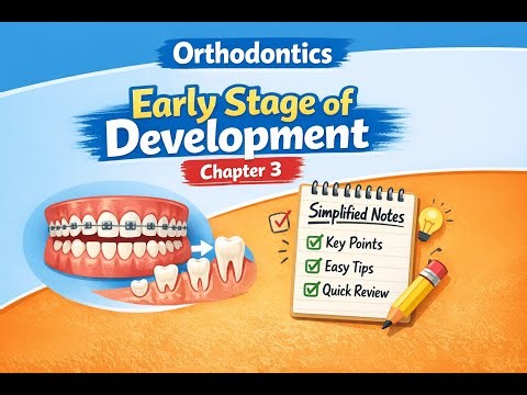 Early Stages of Development | Orthodontics | Simplified Notes