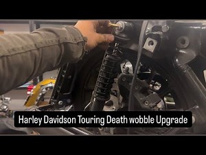 Death wobble - Harley Davidson Touring suspension upgrade - Wilbers Stabilizer Kit
