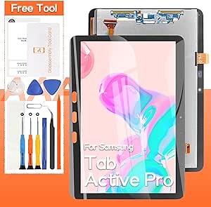 Screen Replacement for Samsung Galaxy Tab Active Pro SM-T540 SM-T547 LCD Display Touch Screen Digitizer Full Assembly,with Tools(Black)