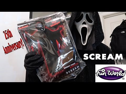 SCREAM 25TH ANNIVERSARY COSTUME AND MASK IS FINALLY HERE!