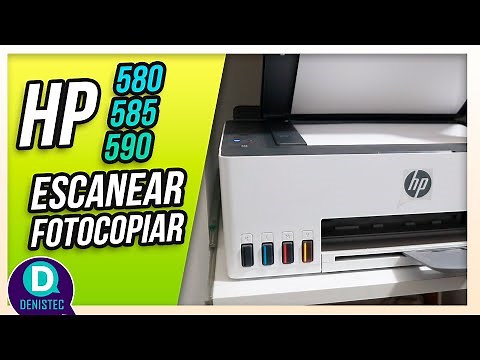 HP 580 - 585 - 590 | Cómo Escanear y Fotocopiar ✅