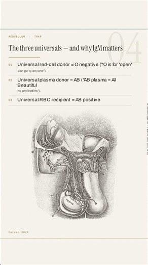 Blood Transfusion: The Three Universals