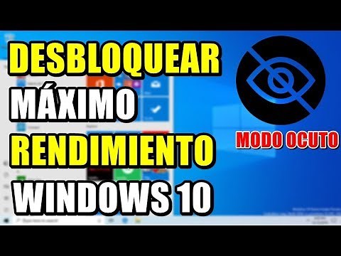 ACTIVAR EN WINDOWS 10 EL MODO SECRETO DE MÁXIMO RENDIMIENTO ¡Optimiza YA!