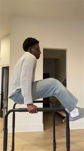 Can't Do an L-Sit Yet? Try This #calisthenics #beginner #homeworkout