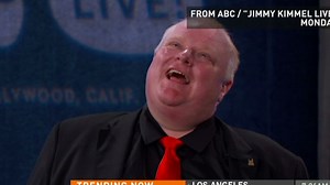 Kimmel cracks a few with Mayor Rob Ford