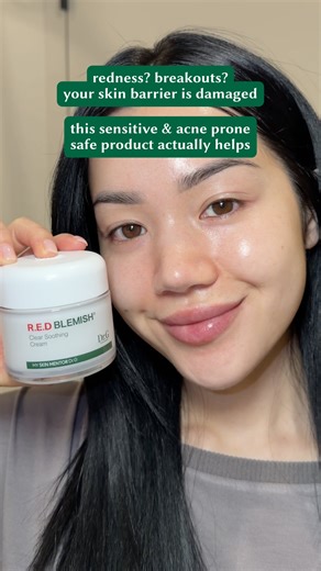 Dr.G Global on Instagram: "Dr.G formulated RED Blemish Clear Soothing Cream to create a solution for keeping skin moisturized over time, reducing redness and soothing sensitive skin without clogging pores. Learn more about the science of Korea’s No.1 Soothing Cream with @beauthuy #DermatologistDeveloped #KoreanSkincare"
