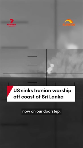 A US submarine fired a torpedo, sinking an Iranian naval ship off Sri Lanka’s southern coast, as the Middle East conflict shows no sign of slowing on its fifth day. US Defence Secretary Pete Hegseth confirmed on Wednesday local time that an American submarine sank an Iranian warship with a torpedo in international waters. #us #iran #srilanka #warship #torpedo