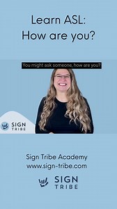 3K views · 122 reactions | 蘭 Learn how to sign "How are you?" in...