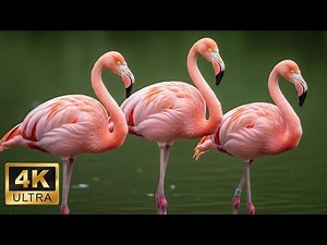 Inside the Life of Flamingos 🦩 | Habitat, Behavior & Daily Life (4K)