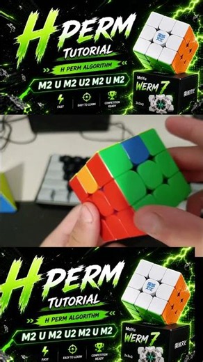 🏎️ How to Solve the H Perm in UNDER 3 Seconds! (Full Guide)