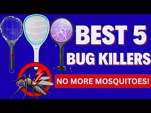 Best Rechargeable Mosquito Rackets 2025 — Top 5 Amazon Picks!