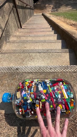 407K views · 3.4K reactions | BIG STAIRS LEGO EDITION #glassbreakingasmr #chaos #reels #asmr #asmrvideo #satisfying #satisfyingvideos #pumpkinspiceeverything #pumpkinspicelatte | Glass Breaking ASMR | Facebook