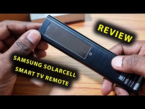 Samsung SolarCell Smart TV Remote Review + How To Charge It!